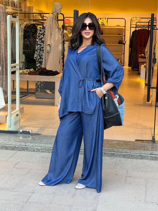 Ensemble jeans tencel - طقم جينز تنسيل (ST28)
